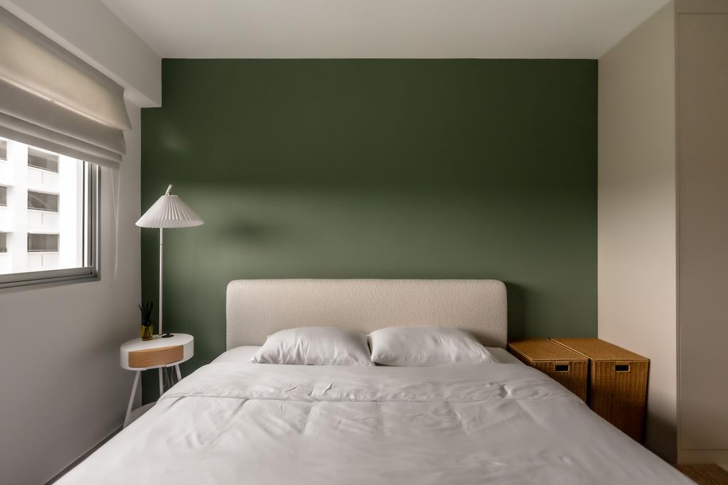 Minimalist, HDB, Bedroom, Yishun Street 44, Interior Designer, Forefront Interior, Green