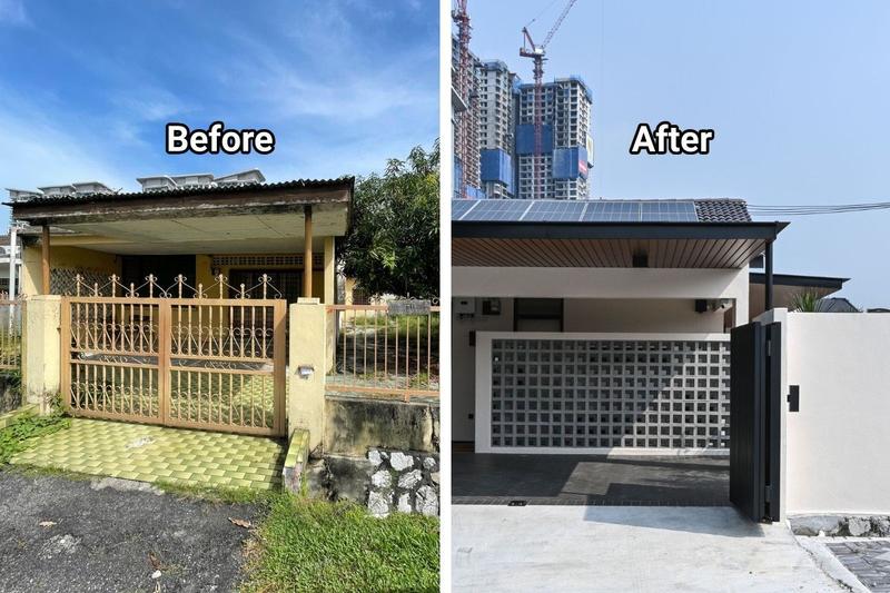 50 year old home restoration in Kuala Lumpur