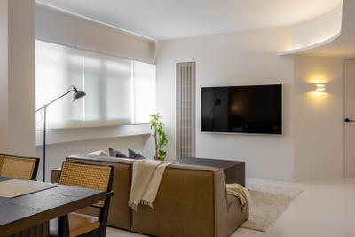 Pasir Ris Street 72, Divine & Glitz, Scandinavian, Living Room, HDB, Ceiling Design, Feature Ceiling