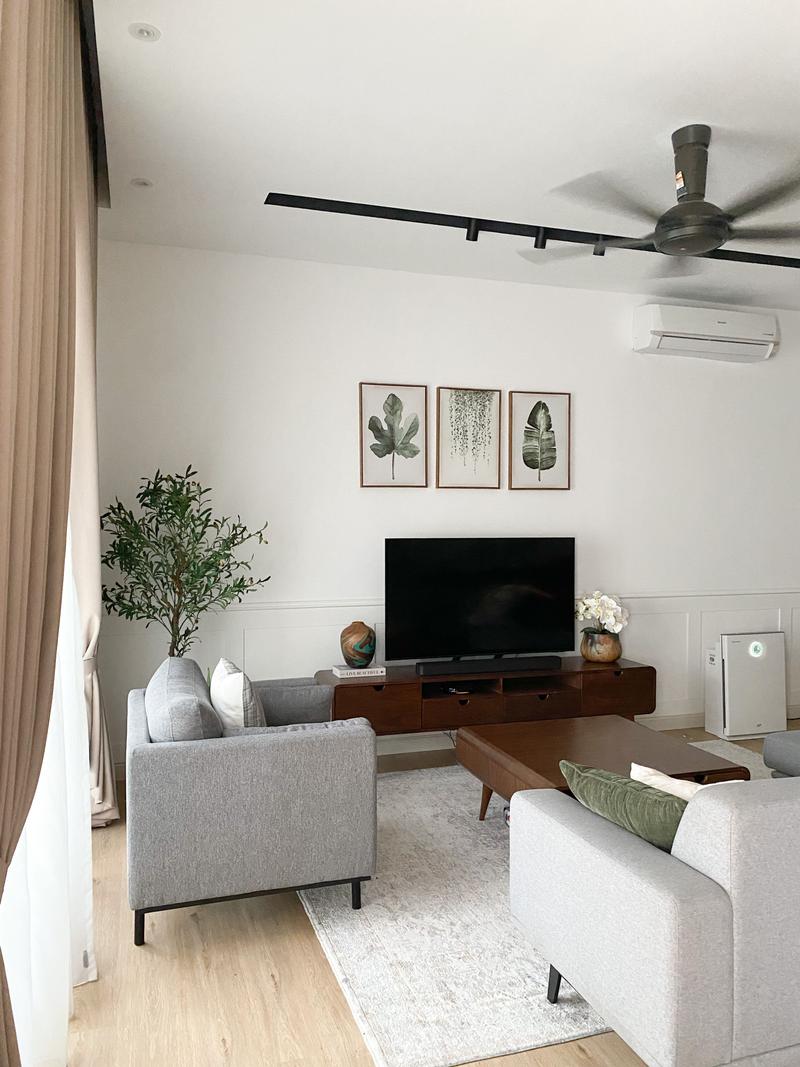 Living room, home renovation journey