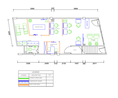 Tessensohn Road, WHST Design, Commercial, Commercial Floorplan, Space Planning, Final Floorplan