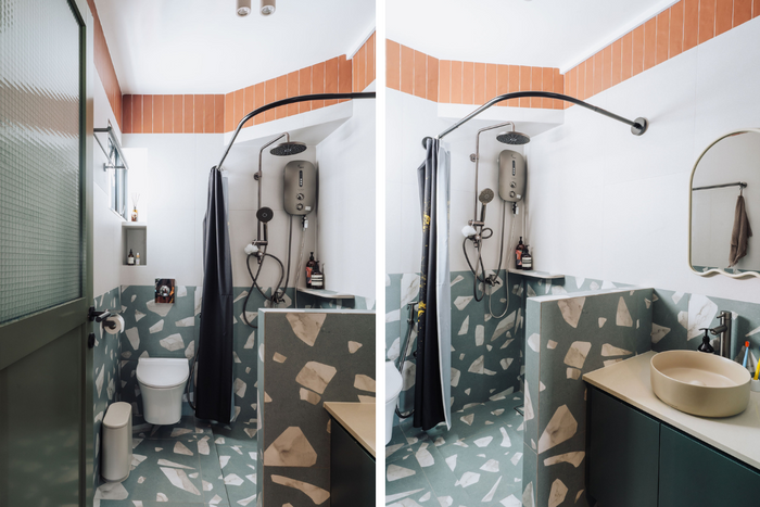 Geylang 5-room flat master bathroom