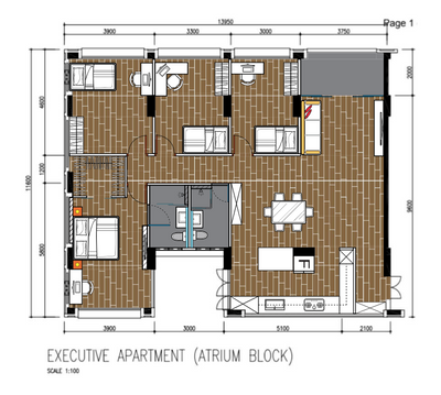 Pasir Ris Drive 4, Jialux Interior, Modern, HDB, Executive Apartment Floorplan, Space Planning, Final Floorplan