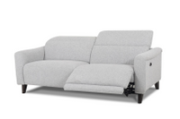 Oliver 2.5 Seater in Grey Fabric Sofa 1