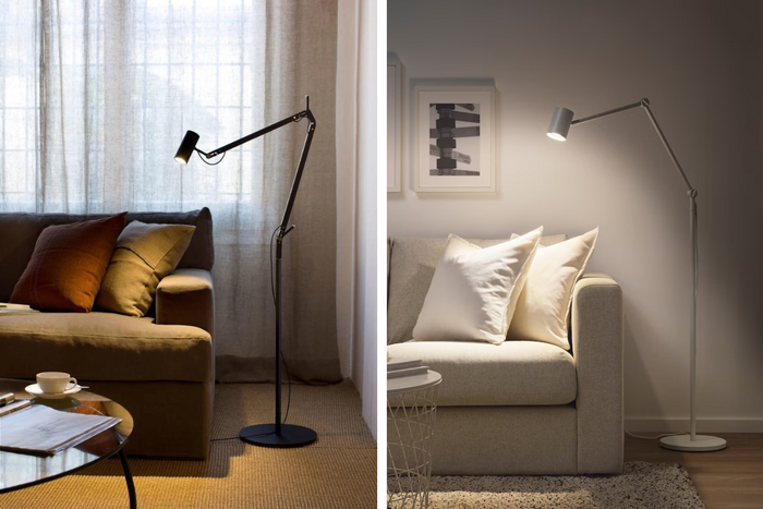 Marset Polo Floor Lamp, IKEA NYMANE Floor/reading lamp, Dupe