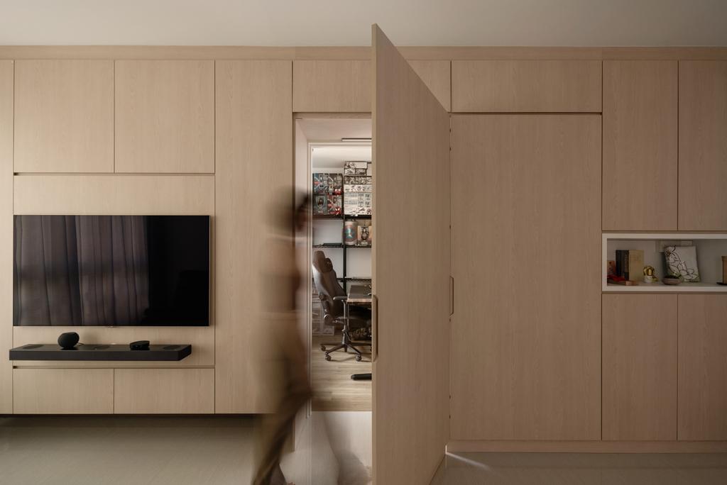 Minimalist, HDB, Living Room, Senja Close (Block 638A), Interior Designer, Darwin Interior, Japandi, Scandinavian, Muji Inspired, Muji