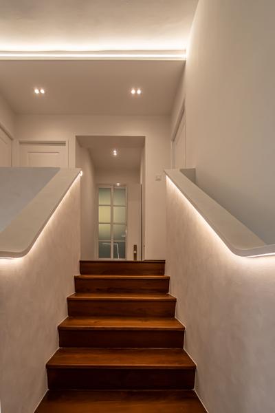 Choa Chu Kang North 5, Jesigns Interior Design, Modern, Scandinavian, HDB, Staircase, Stairs