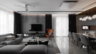Twentyfive.7, Selangor, The Roof Studio, Modern, Contemporary, Dining Room, Landed, Living Room