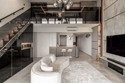 Affinity At Serangoon, Editor Interior, Modern, Living Room, Condo, Loft, Penthouse