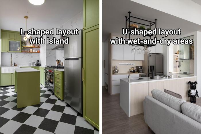 kitchen design ideas by layout