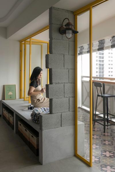 Senja Road, Authors • Interior & Styling, Vintage, Eclectic, Balcony, HDB