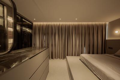 Eunos Court (Block 38B), SG Interior Design, Contemporary, Bedroom, HDB, Modern, Platform Bed