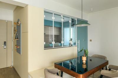 Clementi Ridges (Block 312B), Urban Home Design 二本設計家, Transitional, Dining Room, HDB