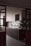 semi open concept kitchen