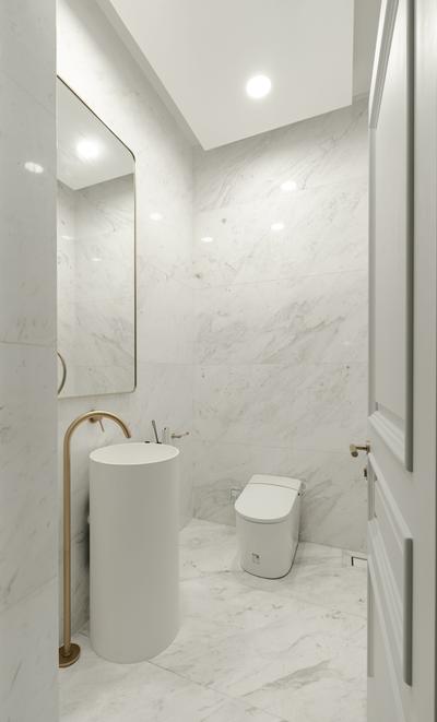 Maison De Reve, Georgetown, Penang, CreteArt Design Studio & Constructions Sdn. Bhd., Modern, Bathroom, Landed