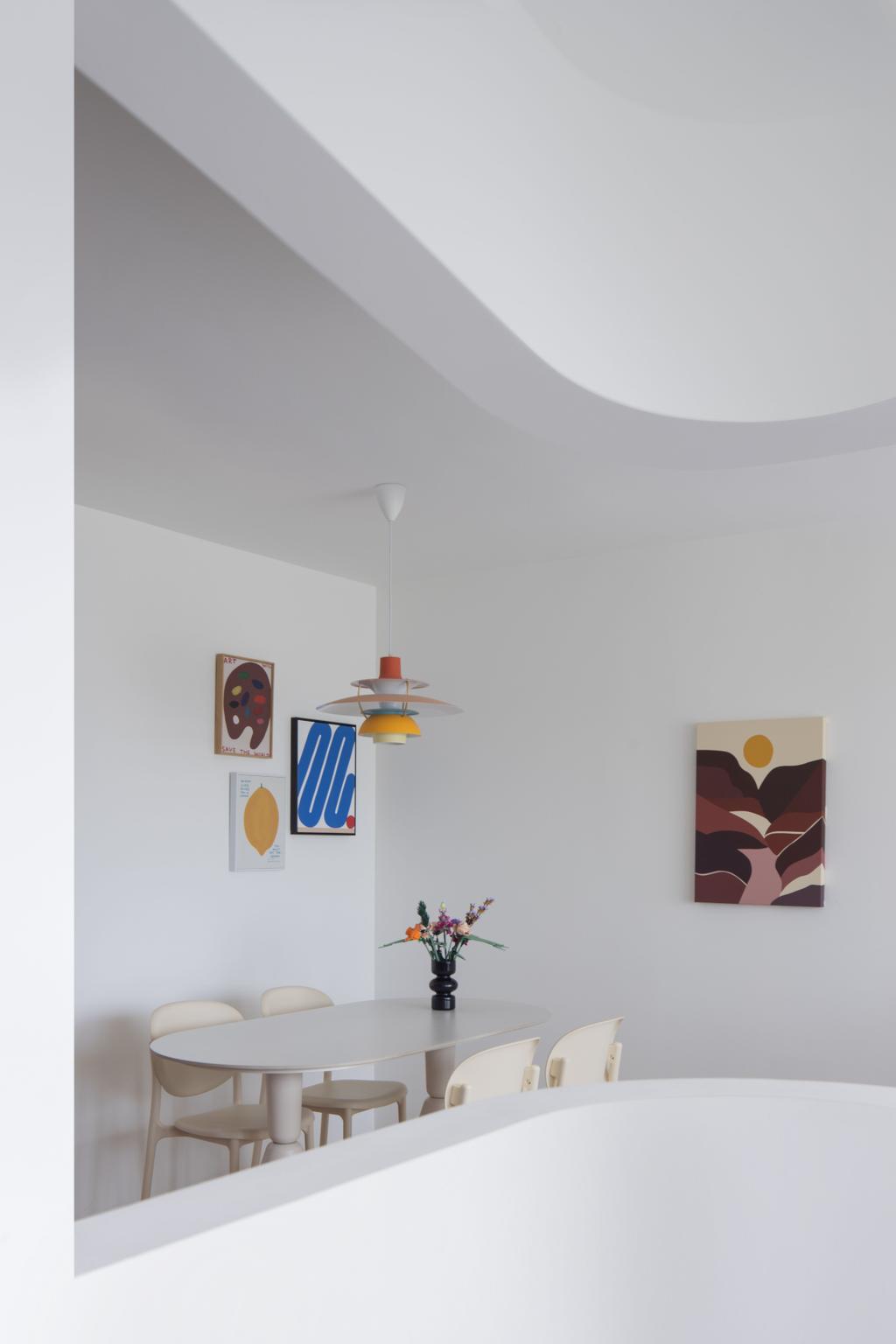 Eclectic, HDB, Dining Room, Woodleigh Hillside (Block 212B), Interior Designer, Ascend Design, Colourful