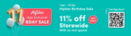 Up to 11% off storewide 1