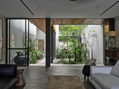 Oku House, KAPA Design Co, Eclectic, Unique, Living Room, Landed, Modern