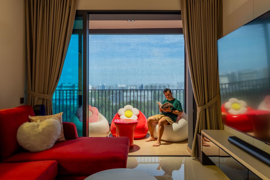 Modern, Condo, Balcony, Treasure at Tampines, Interior Designer, Yang's Inspiration Design