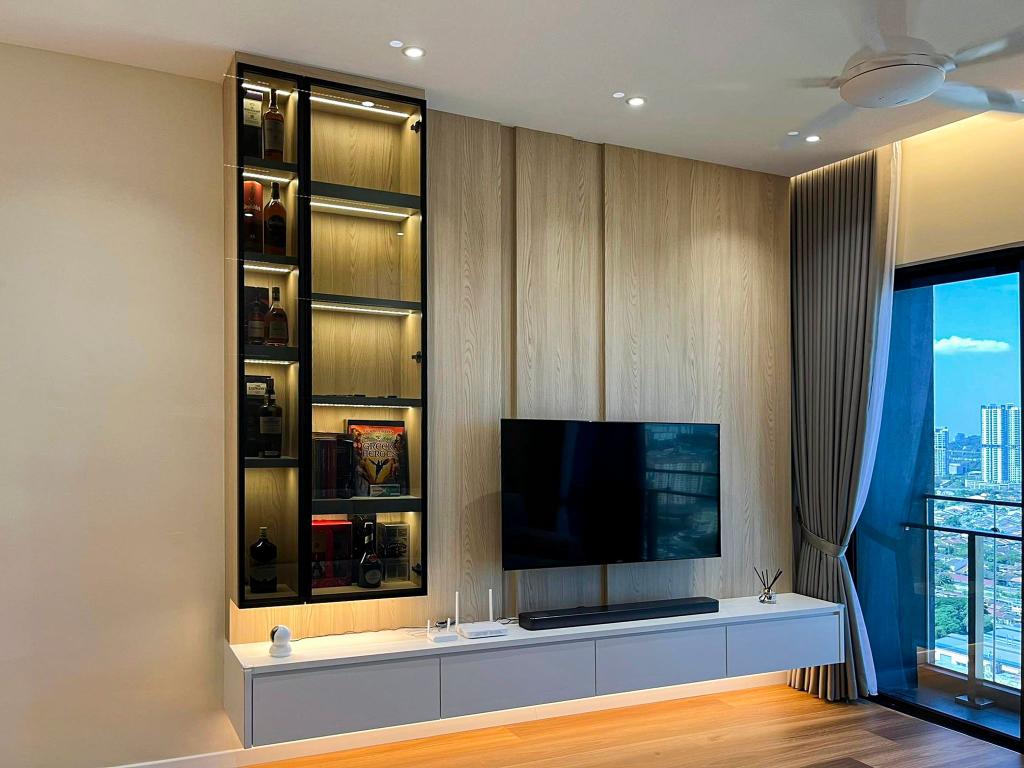 Modern, Condo, Living Room, Trinity Lemanja Kepong, Kuala Lumpur, Interior Designer, DC Design Sdn Bhd, Minimalist, Contemporary