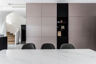 Grosvenor View, erstudio, Minimalist, Contemporary, Dining Room, Condo