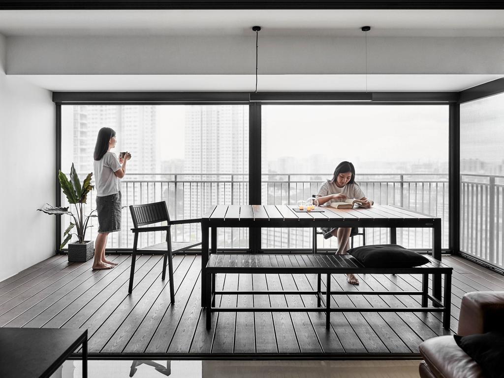 Modern, Condo, Balcony, The Peak @ Toa Payoh, Interior Designer, Dan's Workshop, HDB