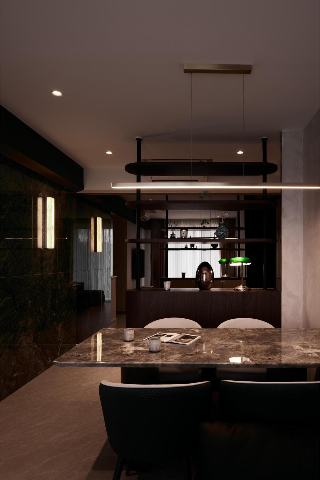 Contemporary, Condo, Dining Room, Parc Canberra, Interior Designer, Ofthebox, Dark