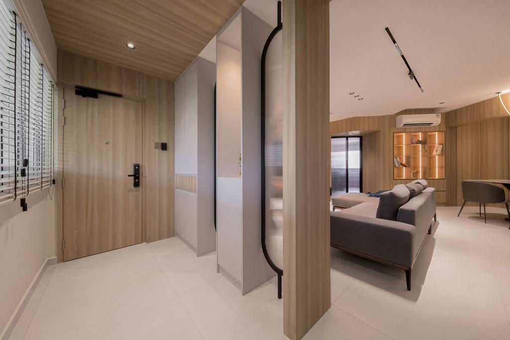 Modern, HDB, Living Room, Bukit Purmei, Interior Designer, Space Atelier, Contemporary