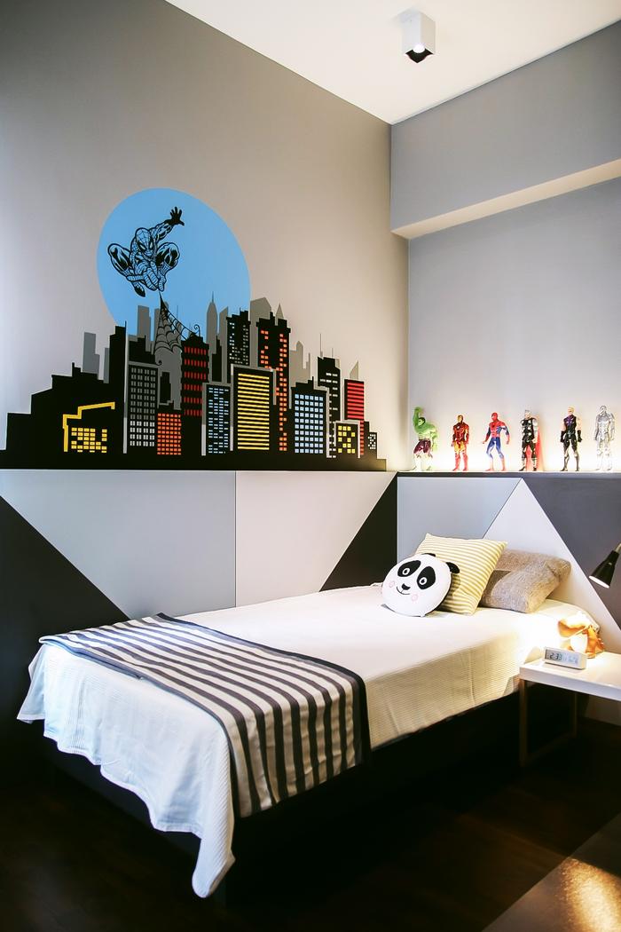 superhero kids bedroom