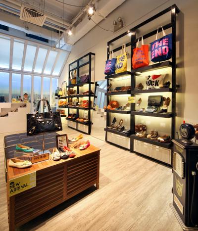 Hurs Shoe Loft, De Exclusive Design Group, Contemporary, Commercial, Shelves, Shelving, Product Display, Shoes, Shoe Display, Luggage, Suitcase, Accessories, Bag, Handbag, Purse