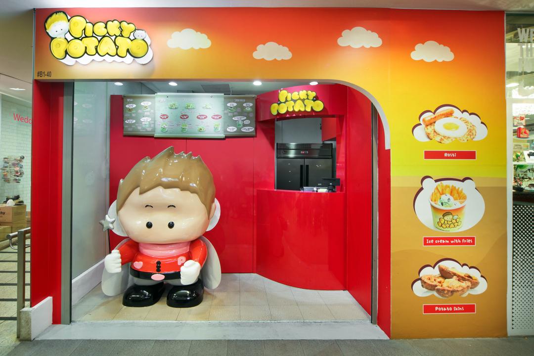 Picky Potato, De Exclusive Design Group, Traditional, Commercial, F B, Food, Counter, Kiosk, Figurine