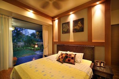 Double Bay Residences, The Local INN.terior 新家室, Traditional, Bedroom, Condo, Big Room, Spacious Room, Airy Room, Airy, Bedroom View, Bedroom Balcony, Indoors, Interior Design, Room, Bed, Furniture, Art