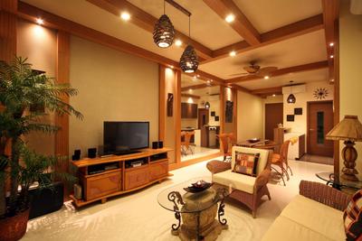 Double Bay Residences, The Local INN.terior 新家室, Traditional, Living Room, Condo, Brown Coffee Table, Small Coffee Table, Glass Coffee Table, Tv, Tv Console, Brown Tv Console, Simple Tv Console, Wooden Tv Console, Sofa, Ratten Sofa, Brown And White Sofa, Brown And White, Indoor Plants, Plants, Lamp, Table Lamp, White Floor, Flora, Jar, Plant, Potted Plant, Pottery, Vase, Couch, Furniture
