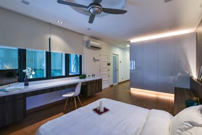 Jessie's Residence, Sierra Damansara, Surface R Sdn. Bhd., Modern, Contemporary, Bedroom, Landed, Bed, Furniture, Indoors, Room, Propeller