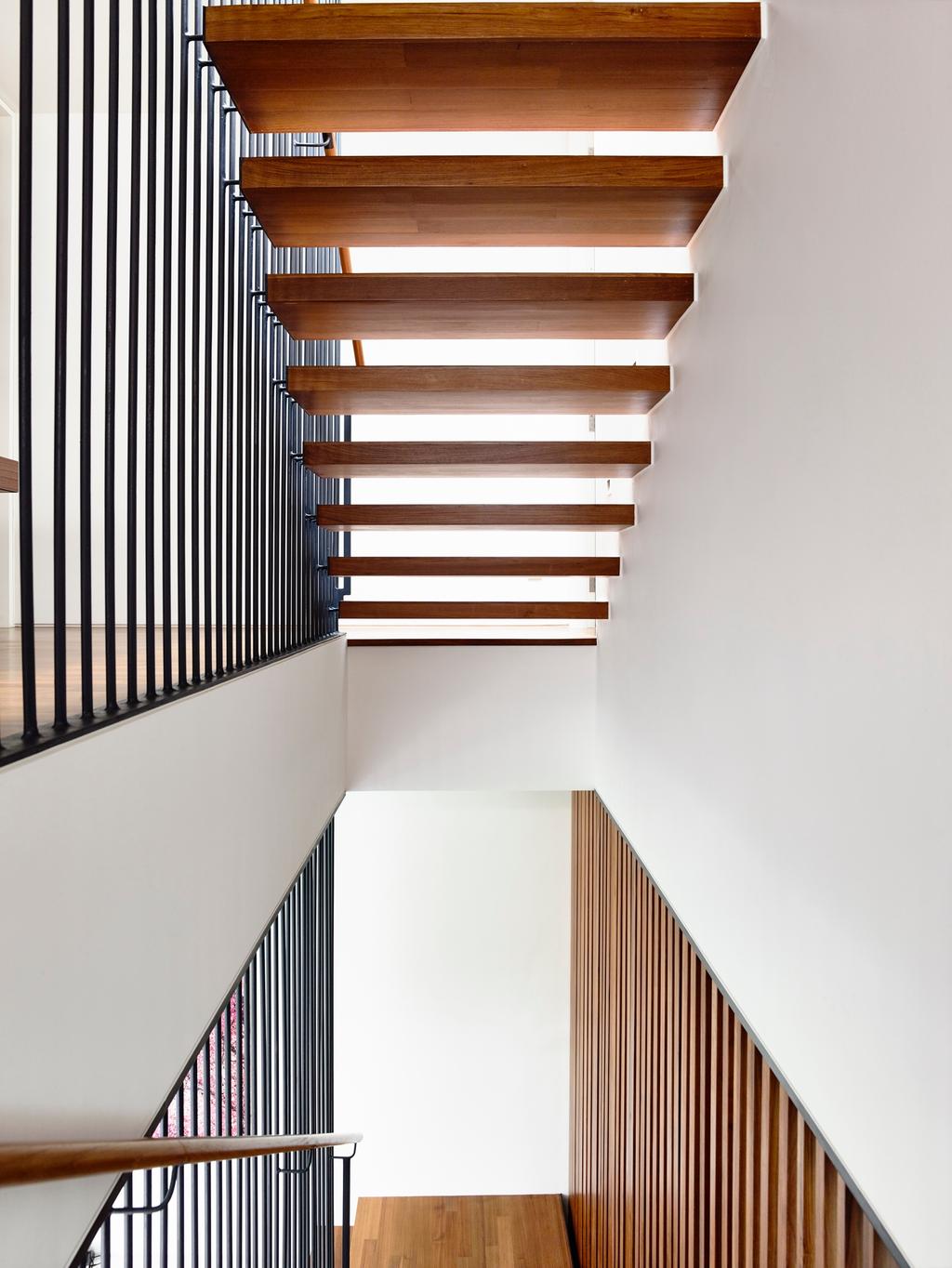 Modern, Landed, Greenwood Avenue, Architect, HYLA Architects, Banister, Handrail, Staircase