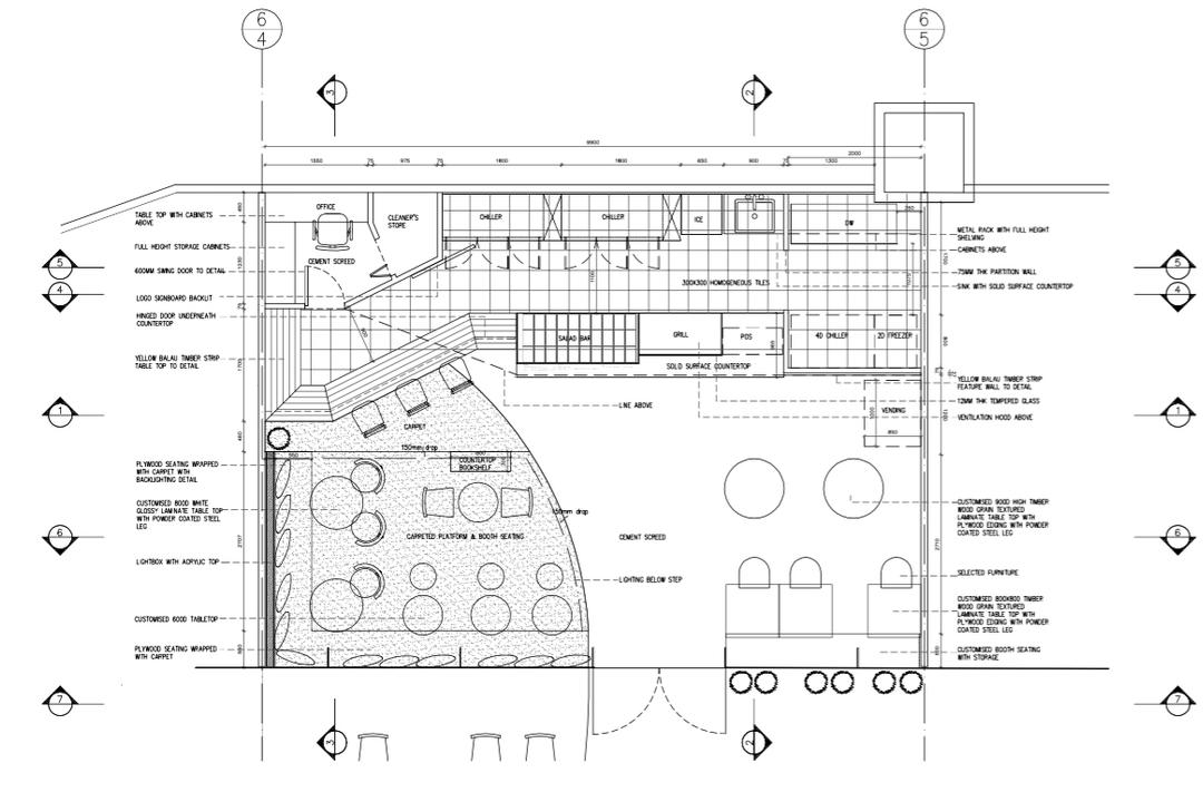 The Lawn, EHKA Studio, Minimalist, Commercial, Floor Plan, Diagram, Plan