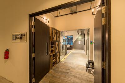 Project Guru Showroom, ProjectGuru, Industrial, Commercial, Door, Entrance, Office Door, Office, Hallway, Floor