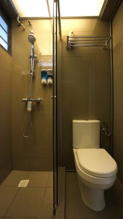Punggol Walk (Block 310C), Space Atelier, , Bathroom, , Toilet Bowl, Water Closet, Towel Rack, Shower Screen