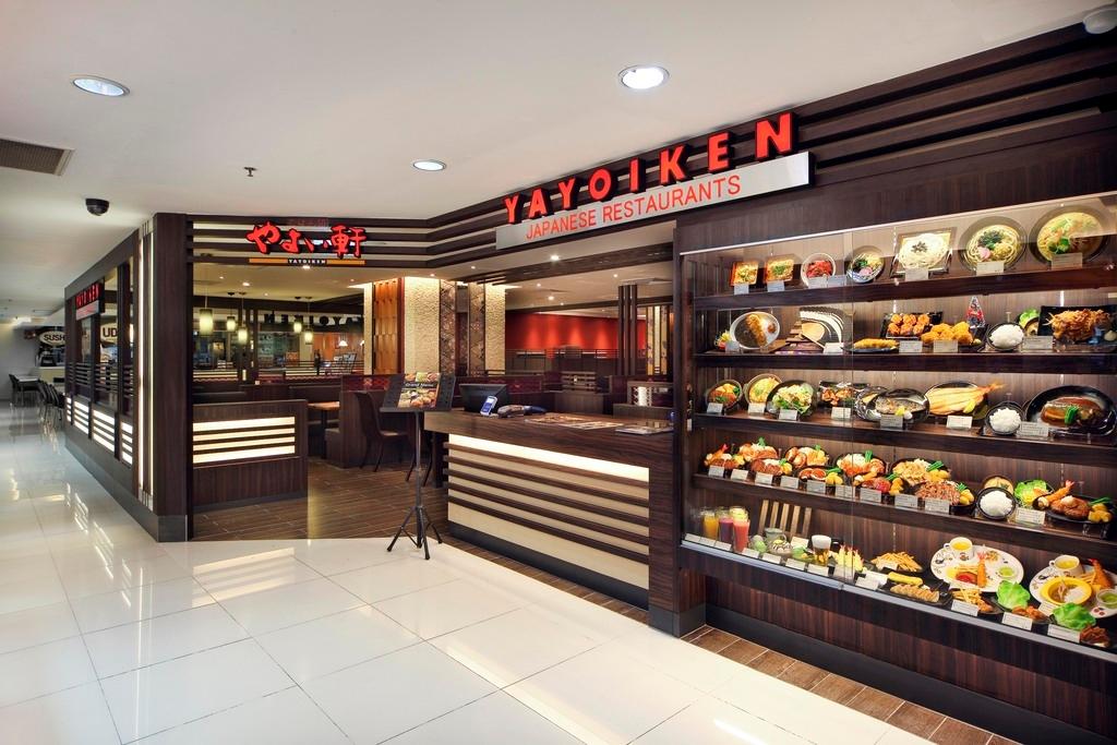Yayoiken Japanese Restaurant, Commercial, Interior Designer, Boonsiew D'sign, Transitional, Exterior, Glass Display, Parquet Wall, Parquet, Wood Laminate, Wood, Laminates, Shop, Bakery, Food, Sushi